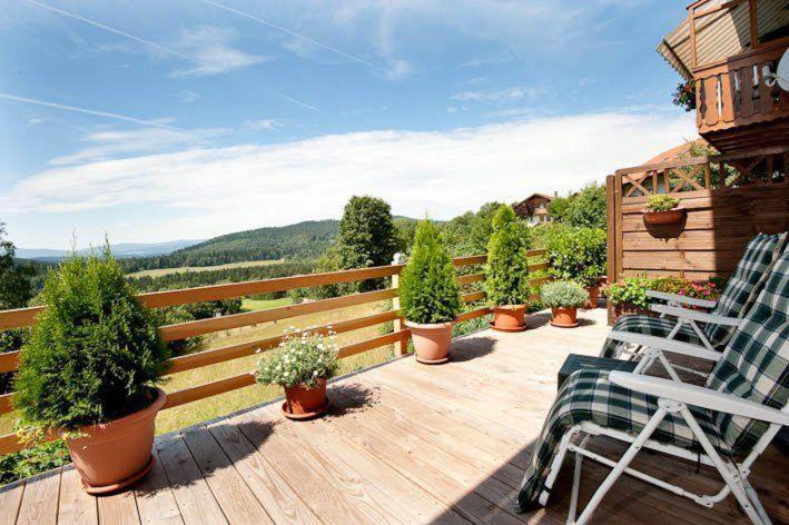 Ferienwohnung-Panoramablick-1 Bodenmais Kültér fotó